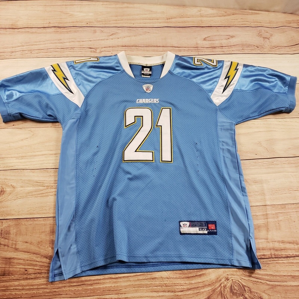 VINTAGE San Diego Chargers Jersey Mens 50 Blue LaDainian Tomlinson‎ Football
